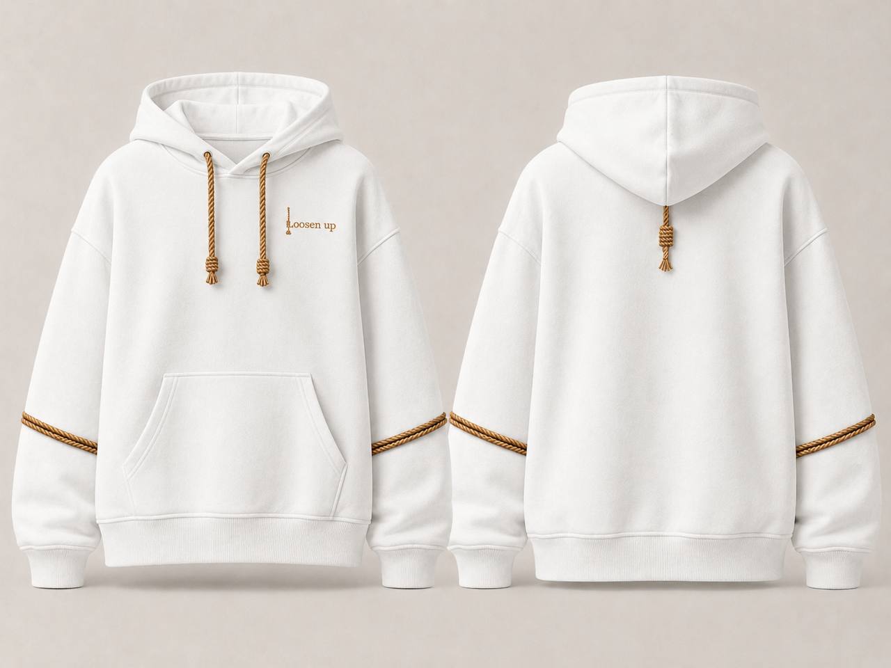 Loosen Up Hoodie — Natural
